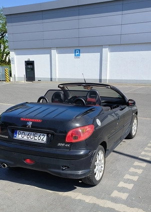 Peugeot 206 CC cena 7900 przebieg: 227000, rok produkcji 2004 z Poznań małe 254